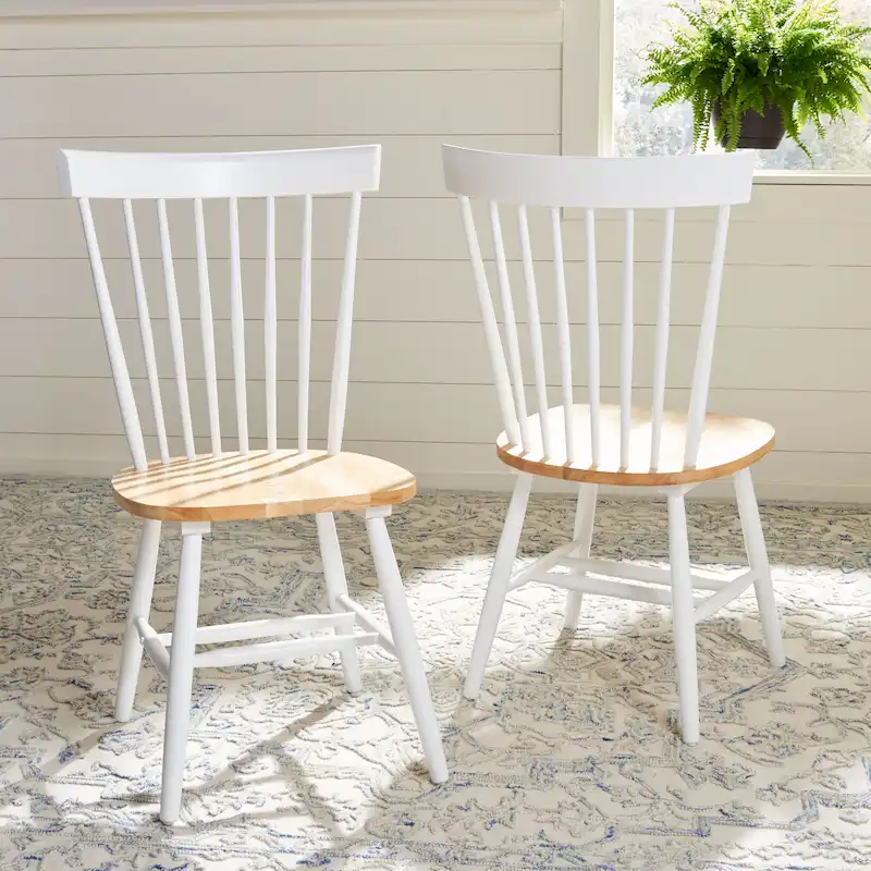 Spindle Back Farmhouse Dining Chair (Set of 2) - 21W x 21D x 36H