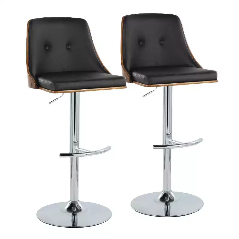 Set of 2 Gianna Adjustable Barstools - LumiSource