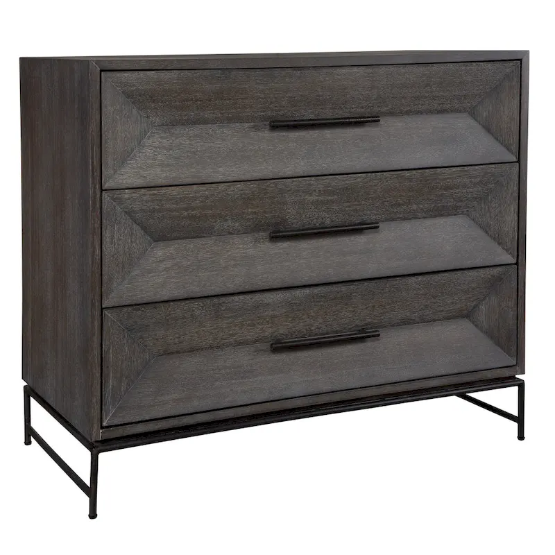 Dark Walnut Accent Chest - 32H x 36W x 18D