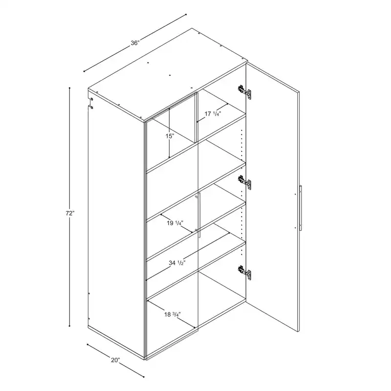 36-inch Garage Storage Cabinet