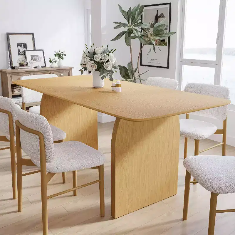 Modern Wood Dining Table – Kitchen & Dining Room Table