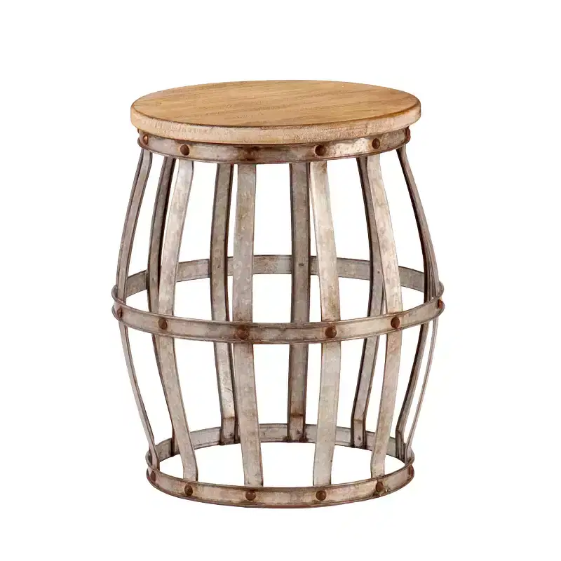 Mencino Accent Table - Silver - SEI