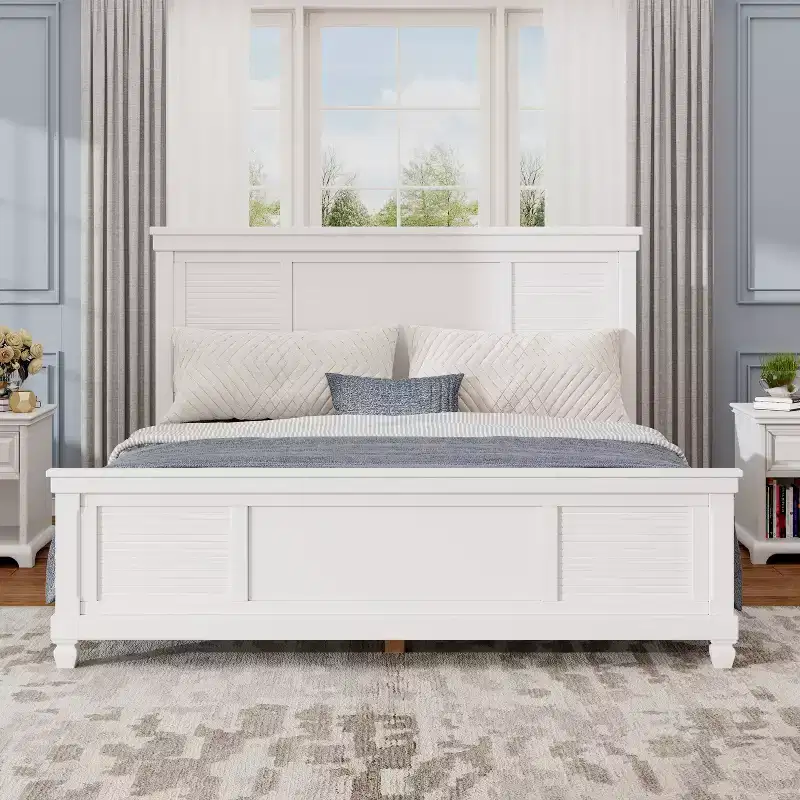Christopher Knight Home Silas Farmhouse Wooden Bed with Headboard