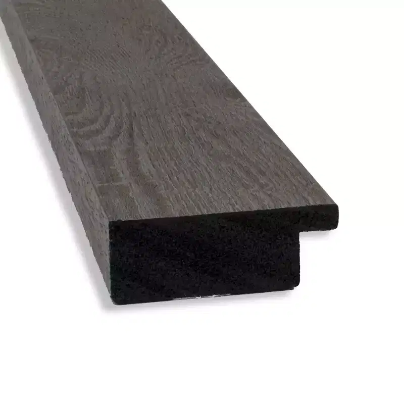 22" x 28" Non-Beveled Rustic Plank Gray Narrow Bathroom Wall Mirror - Amanti Art