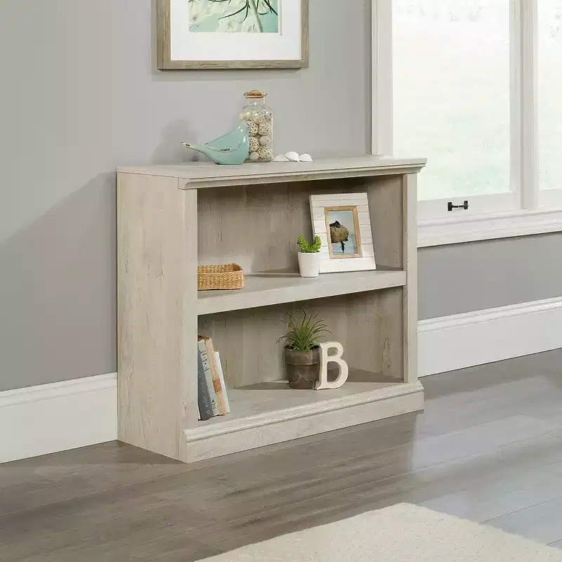 2-Shelf Bookcase with Adjustable Shelf