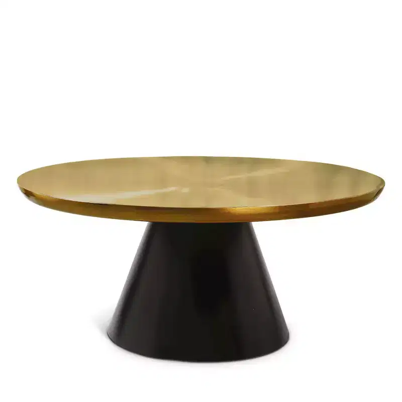 Meridian Furniture,Martini Gold Iron Coffee Table