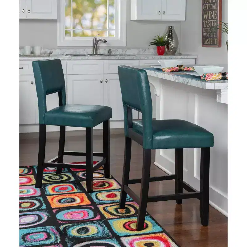 24 Vega Counter Height Barstool Hardwood - Linon