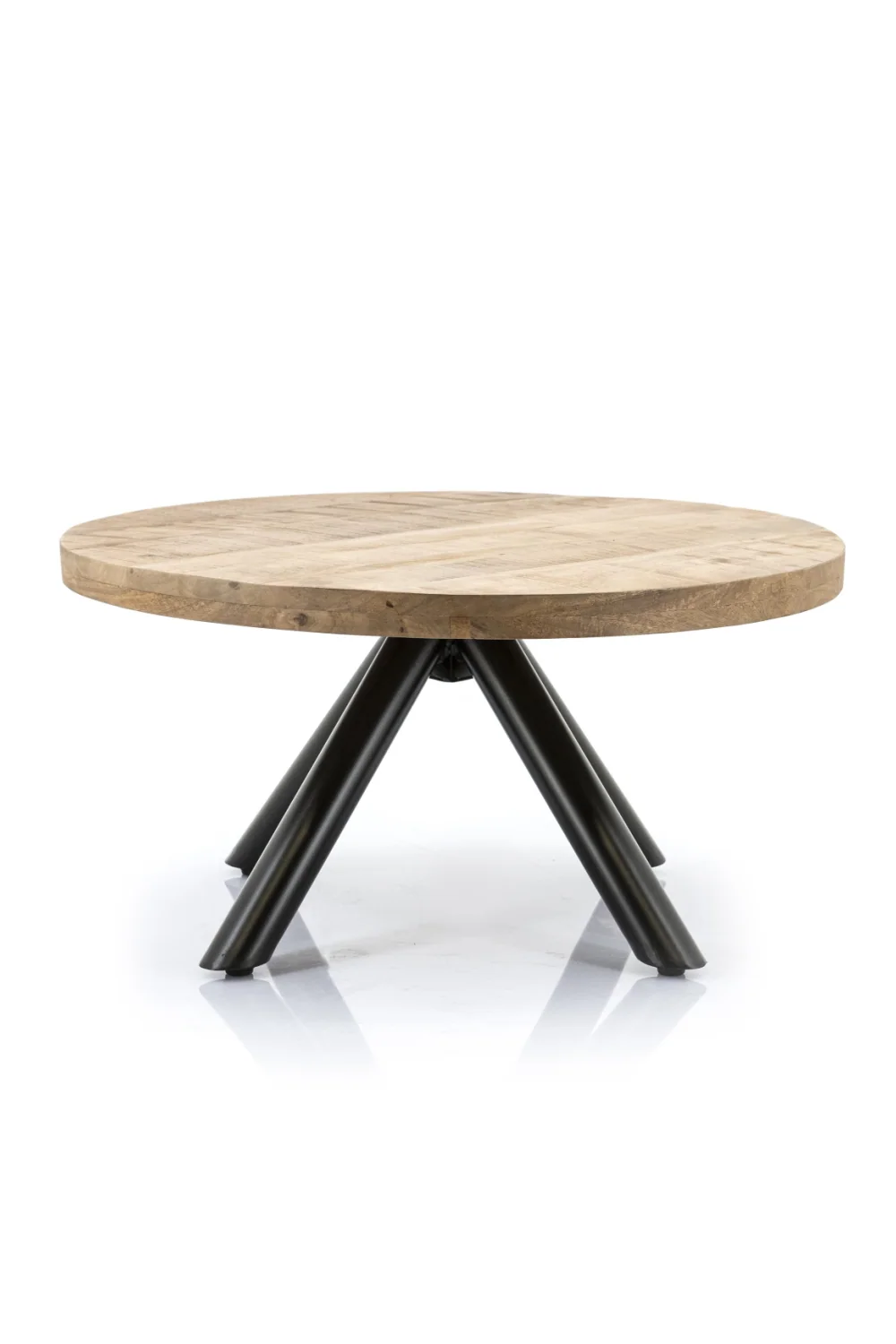 Round Wooden Coffee Table L