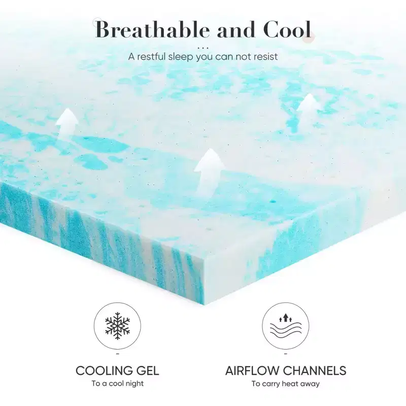 3 Inch Twin Size Experience Ultimate Comfort with Our Blue Memory Foam Soft Mattress C Premium Sleep Solution