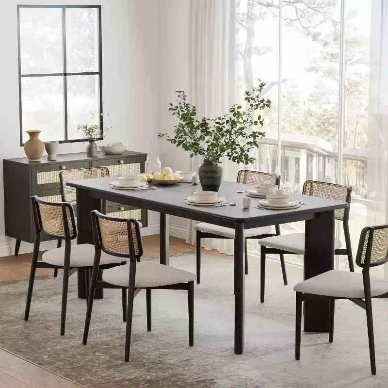 PexFix 67x33.5 Soild Wood Dining Table Oval Kitchen Tables