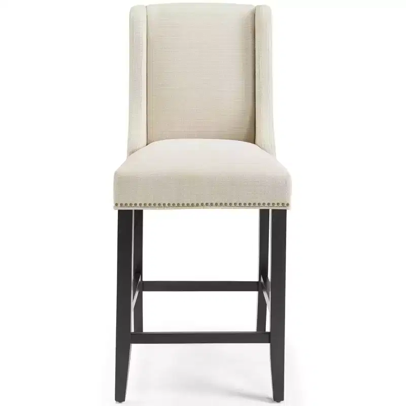 Baron Upholstered Fabric Counter Height Barstool - Modway