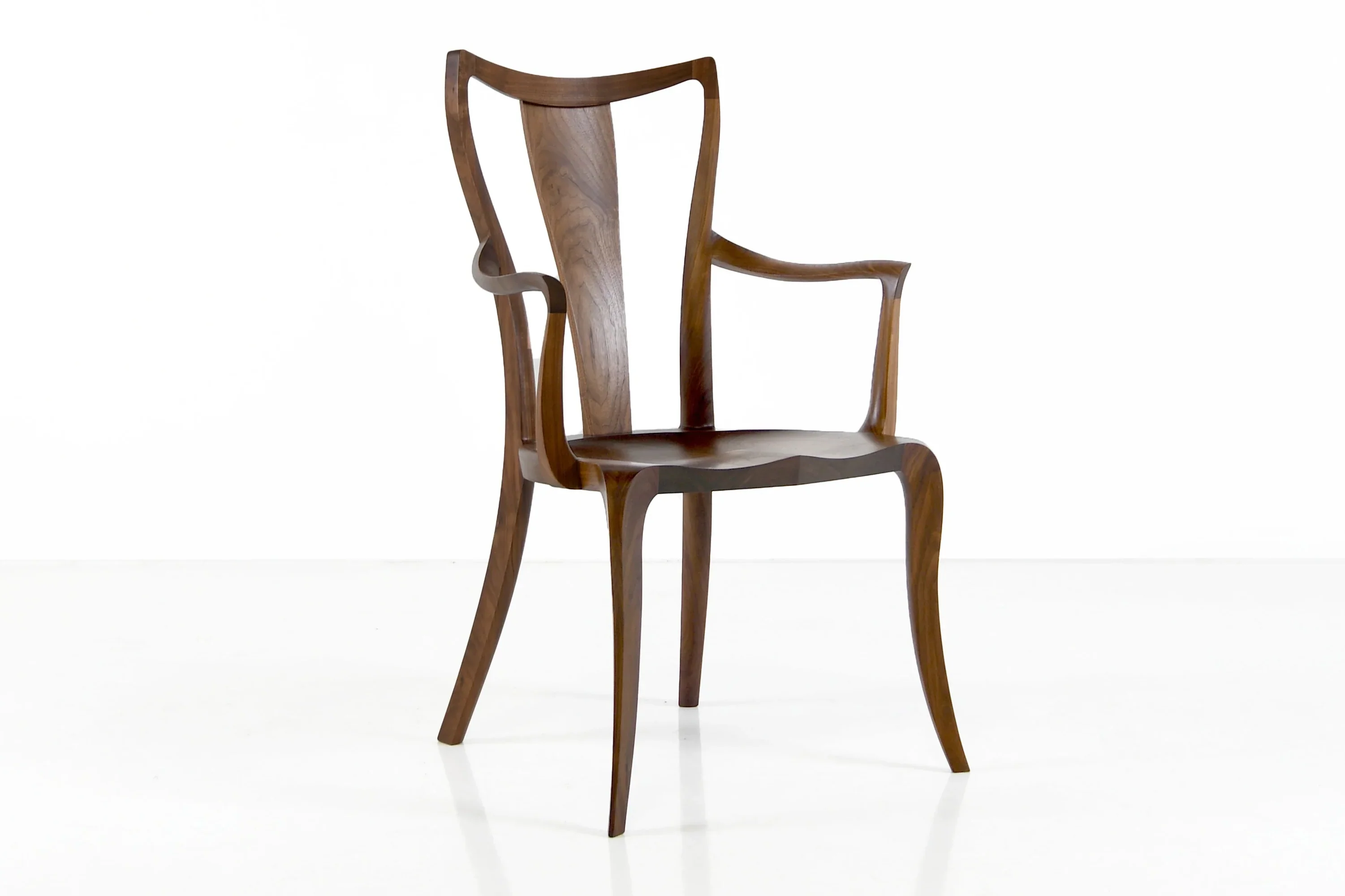 Arm Chair - There are few straight lines found in the Arm Chair ¨C and that's by design.
