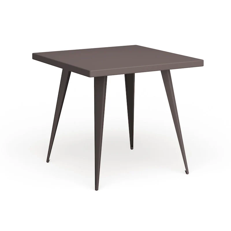Industrial Square Metal Dining Table