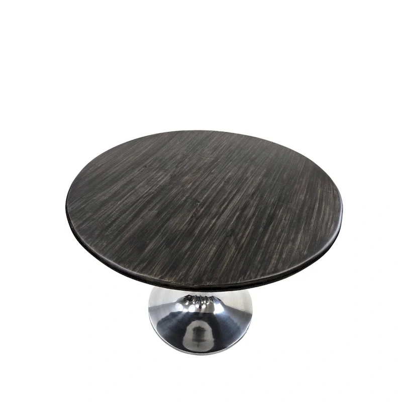 Carolina Living Alden Wood Top 40 Round Dining Table