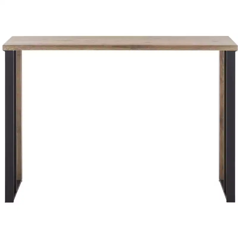 Carlino Console Table - CNS4208A - Light Brown/Black - Safavieh