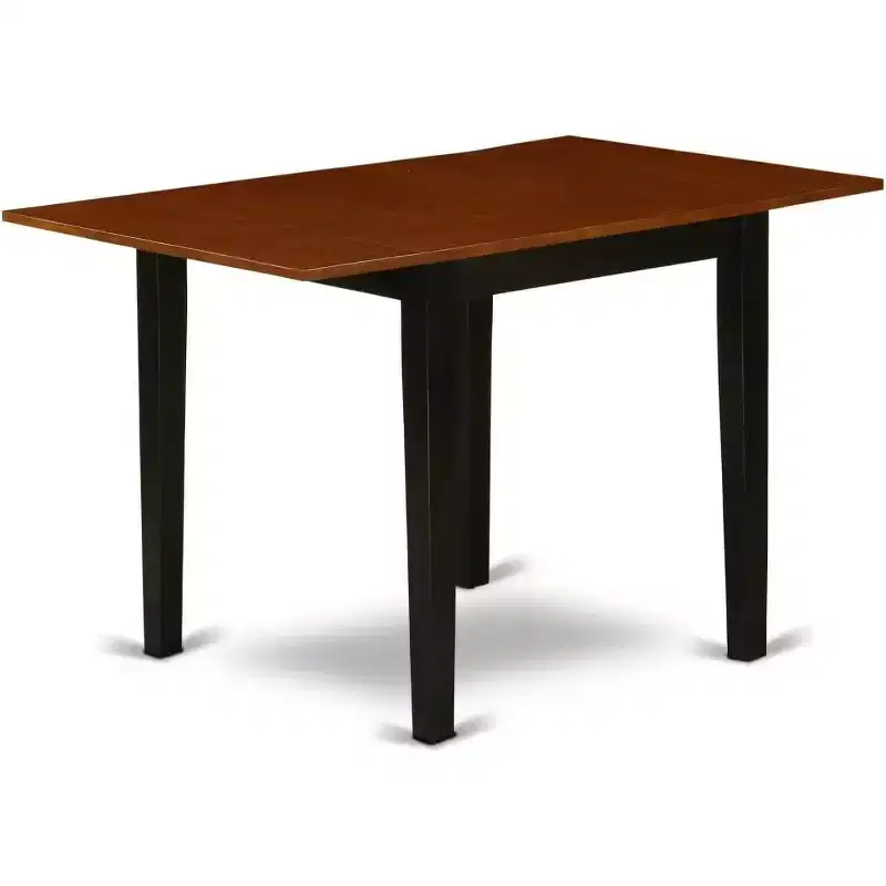 HomeStock Rectangular Table 30X48 With 2 Drop Leaves