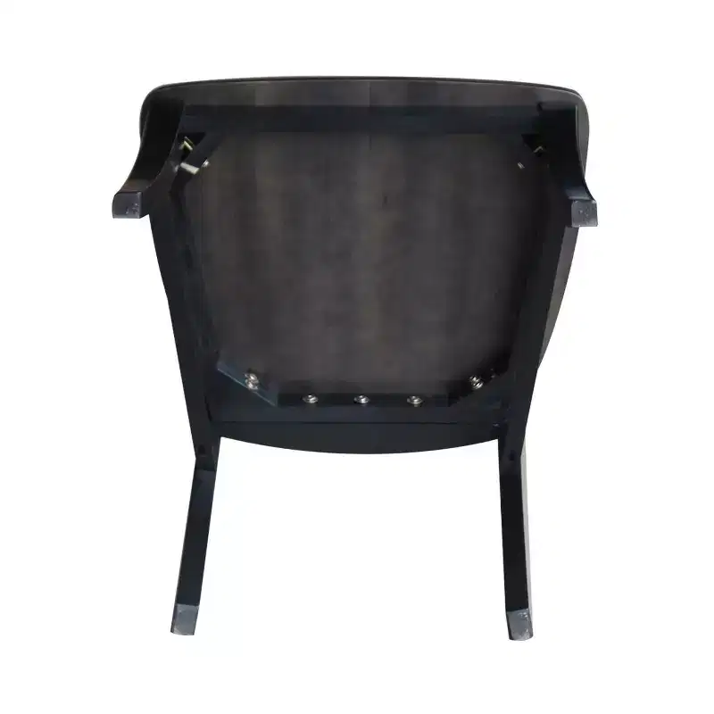 Set of 2 Cosmo Roma Ladderback Chairs Coal Black/Black - International Concepts