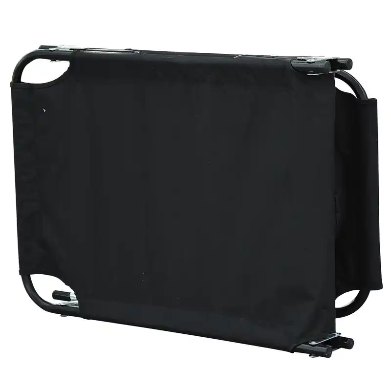 Adjustable Garden Sun Lounger Black