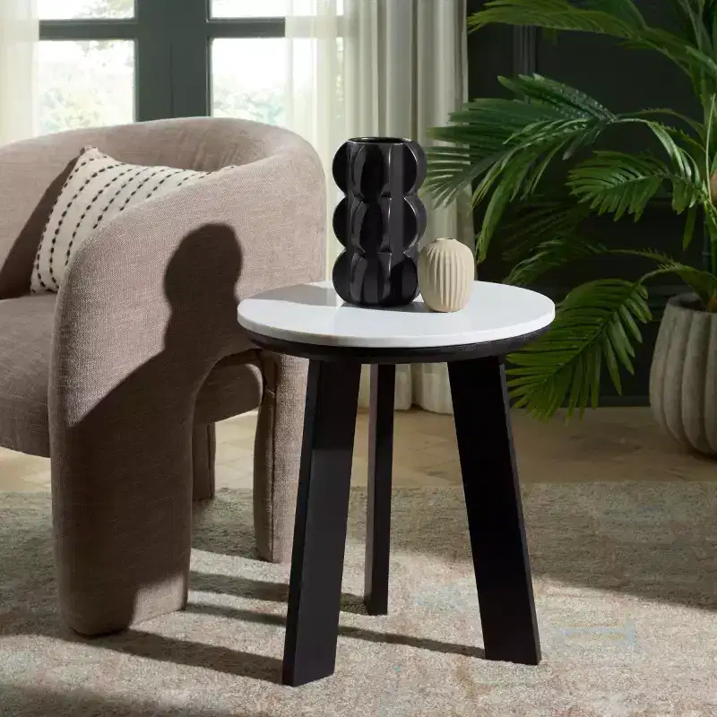 Sanji Round Accent Table - ACC3737 - Safavieh