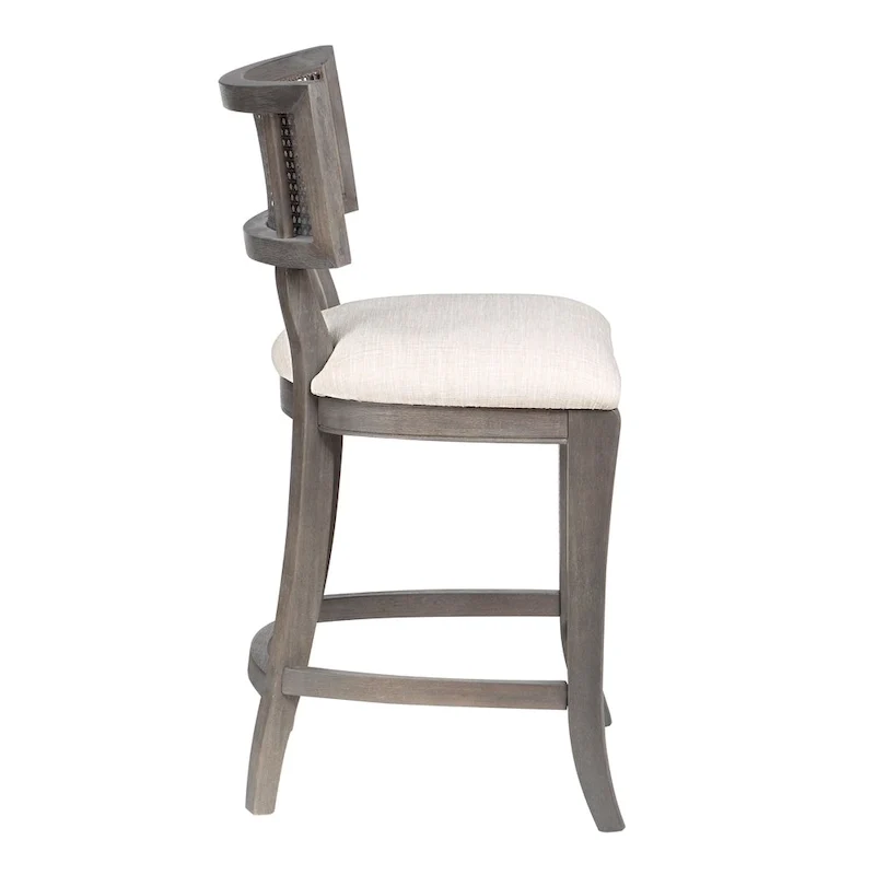 Berwil Wooden Cane Back Counter Height Chairs by Furniture of America