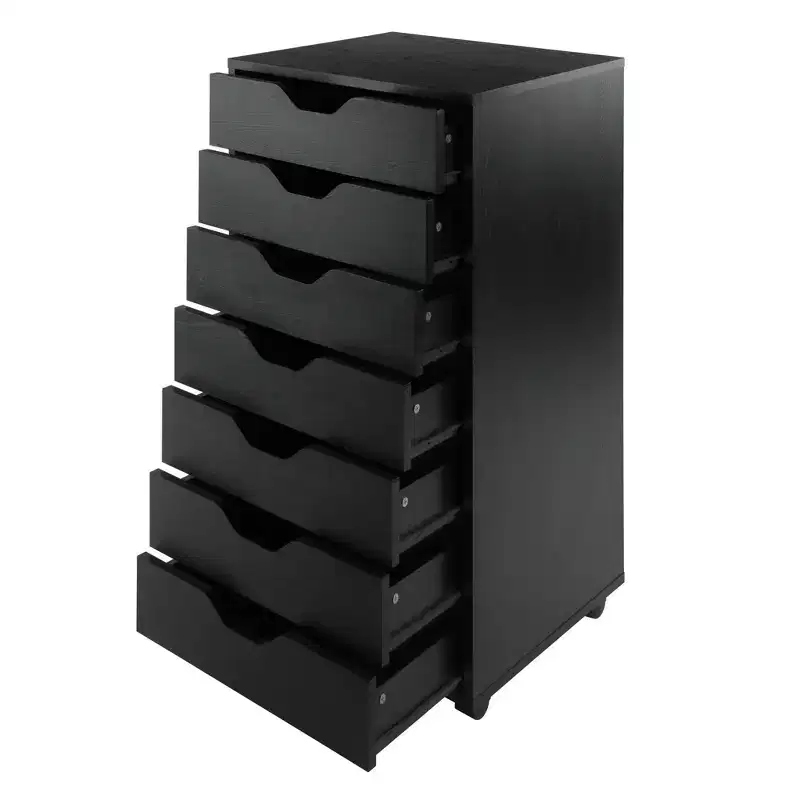 7 Drawer Cabinet with Casters -
