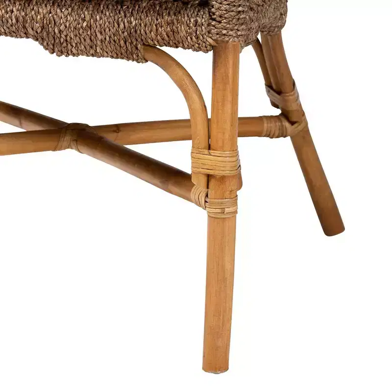 Seagrass and Rattan Arm Chair Natural Seagrass/Natural