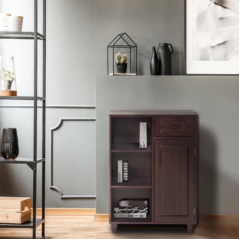 Teamson Home Catalina Mixed Storage Freestanding Floor Cabinet