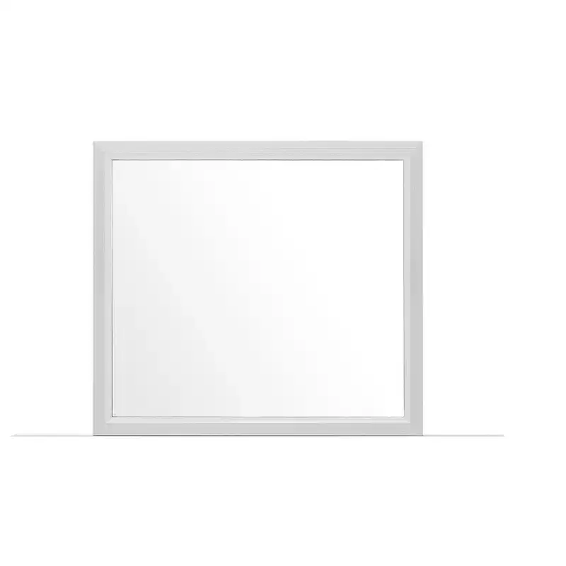 HomeRoots 35 White Framed Dresser Mirror