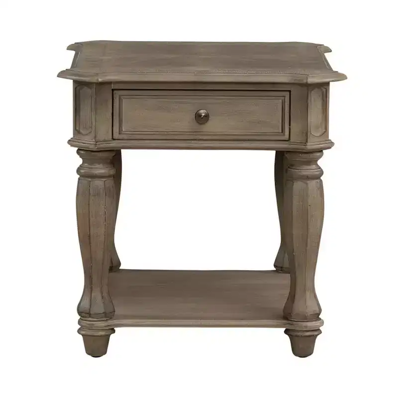 End Table in Weathered Bisque