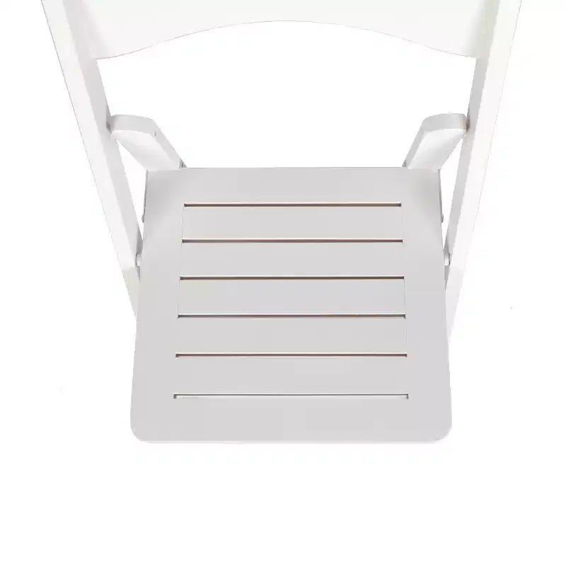 Early American Wood / Oak / White Solid Wood Folding Dining Chair – Seats 1