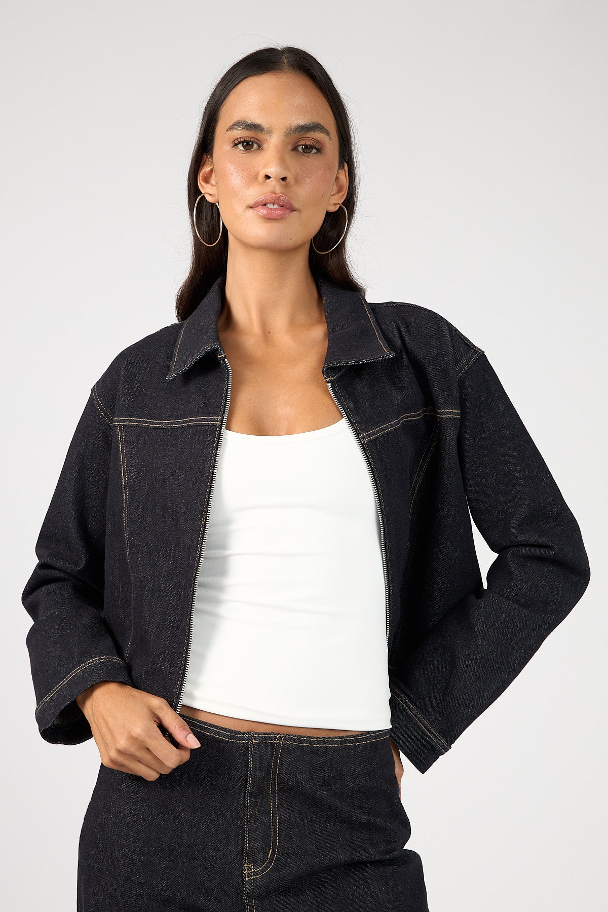 Denim Jacket Dark Indigo