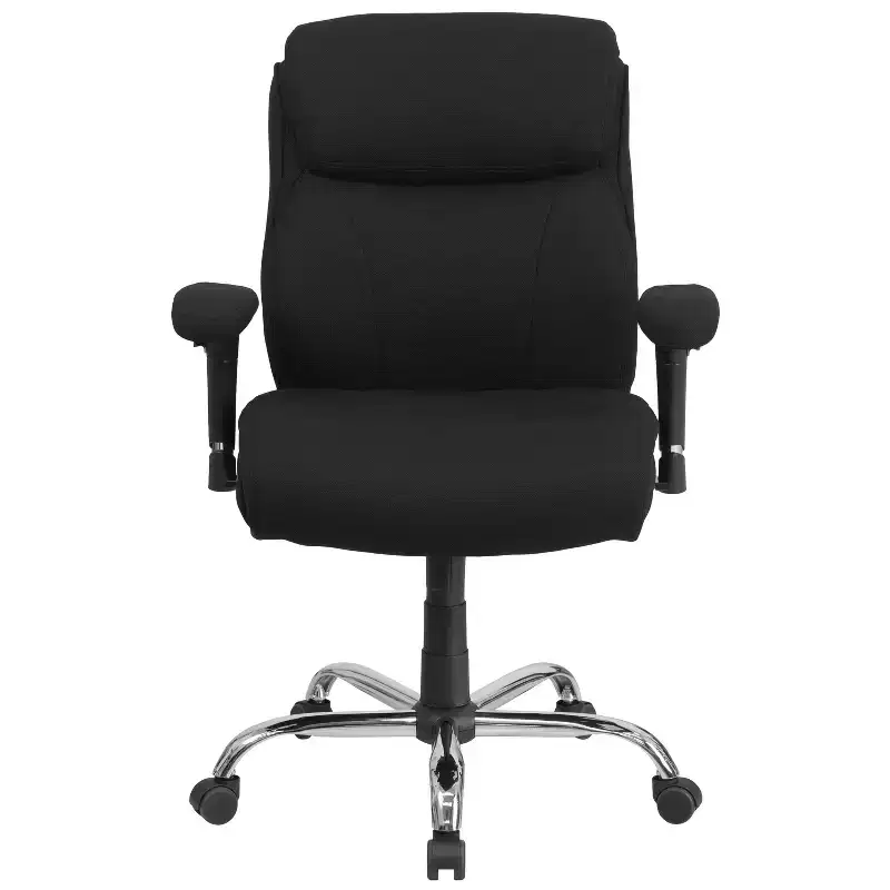 Emma and Oliver 400 lb. Big & Tall Mid-Back Swivel Clean Line Stitch Ergonomic Task Office Chair