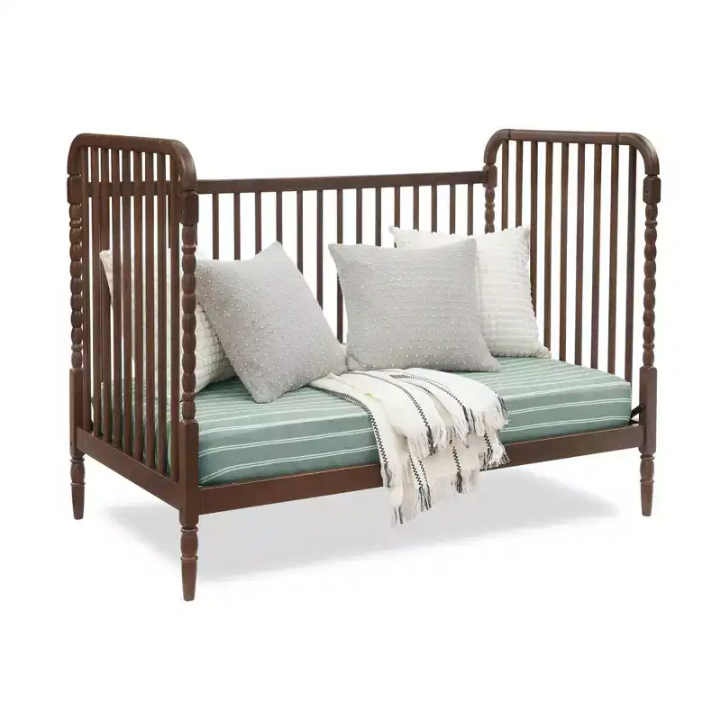 4-in-1 Convertible Crib – Solid Pine, GREENGUARD Gold