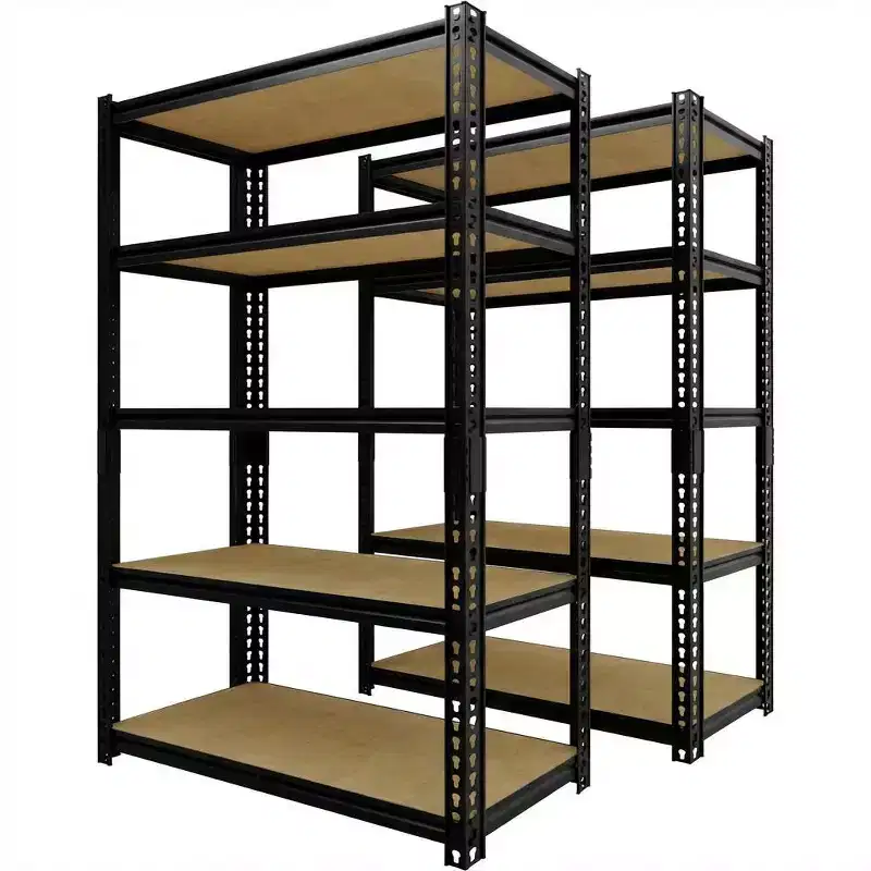 29.5 W 5-Tier Metal Storage Rack, Heavy Duty Adjustable Garage Shelving Unit, 2000 lb Capacity Utility Organizer Shelf
