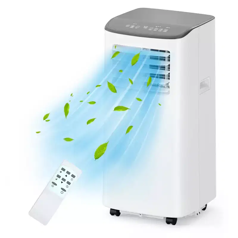 8000 BTU Portable Air Conditioner - Cools 350 Sq.Ft 3 in-1 Portable AC Dehumidifier Fan