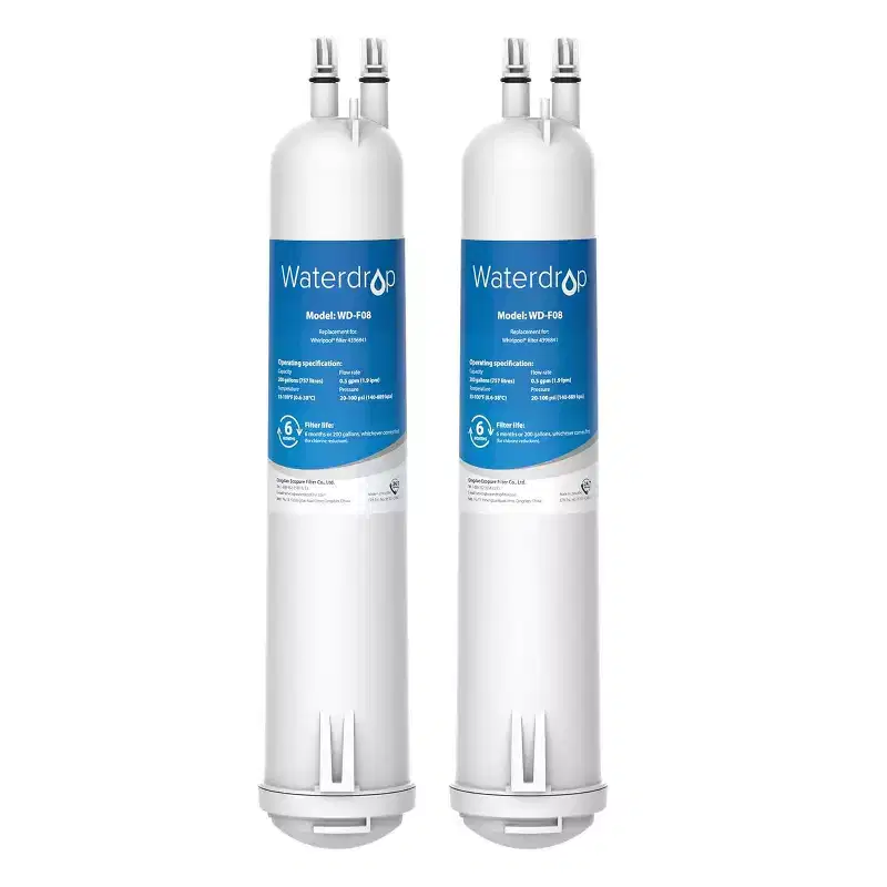 Waterdrop WD-F08 Refrigerator Water Filter Replacement for 4396841, Everydrop Filter 3, EDR3RXD1, Kenmore 46-9083,NSF 42 and 372 certified(2)