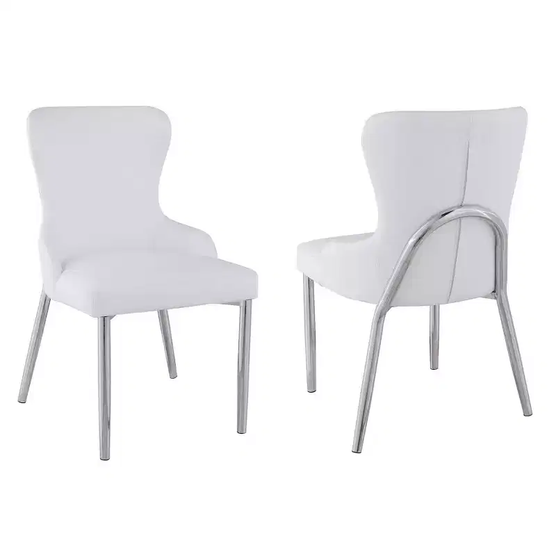 Chintaly Imports,Contemporary Wing-Back Side Chair - Set of 2