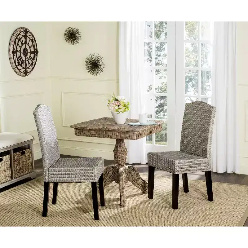19 H Wicker Dining Chair