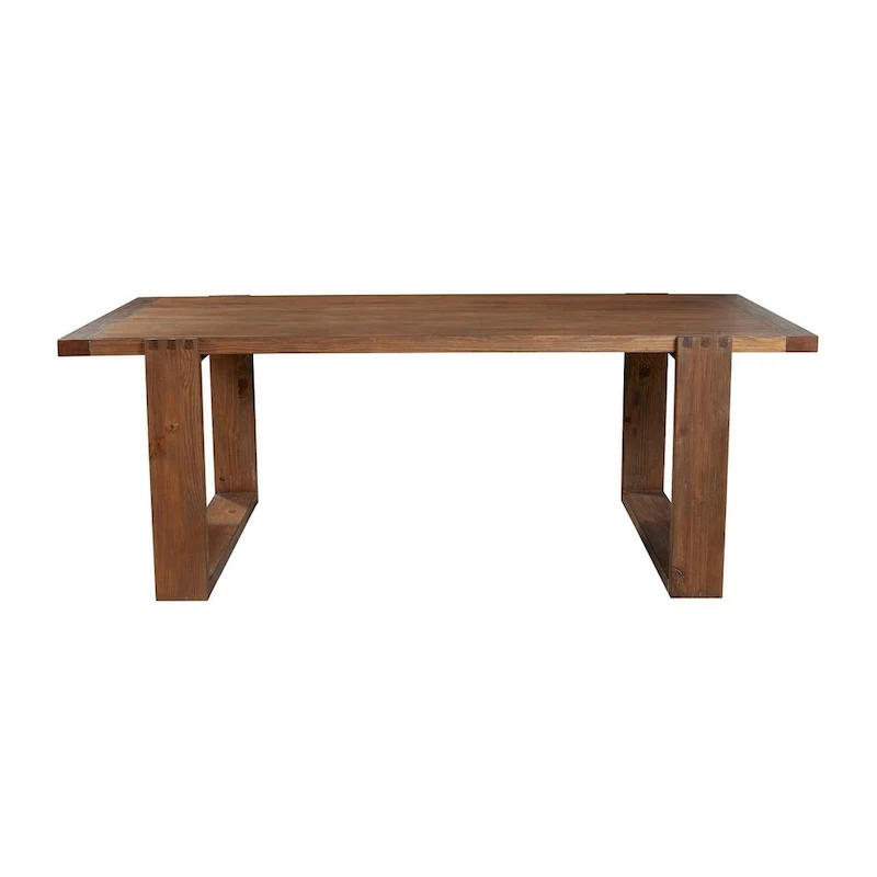 Ayala Wood Dining Table in Antique Cappuccino