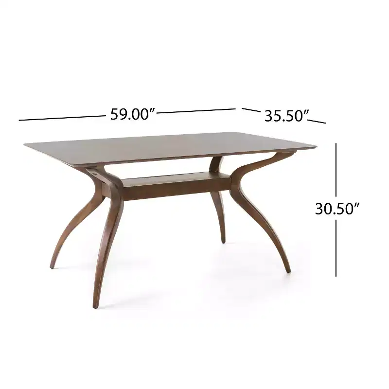 Christopher Knight Home Kwame Mid Century Modern Fabric Upholstered 5 Piece Dining Set