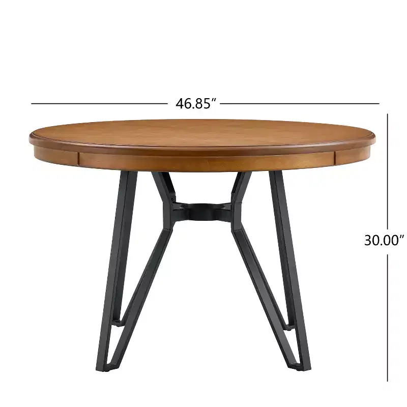 Christopher Knight Home Cassius 5 Piece Wood and Iron Dining Set