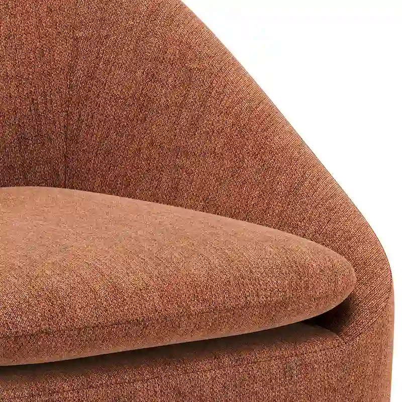 WYNDENHALL Bonita 27 inch Wide Irregular Mid Century Modern Accent Chair - 26.6 D x 26.8 W x 31.5 H
