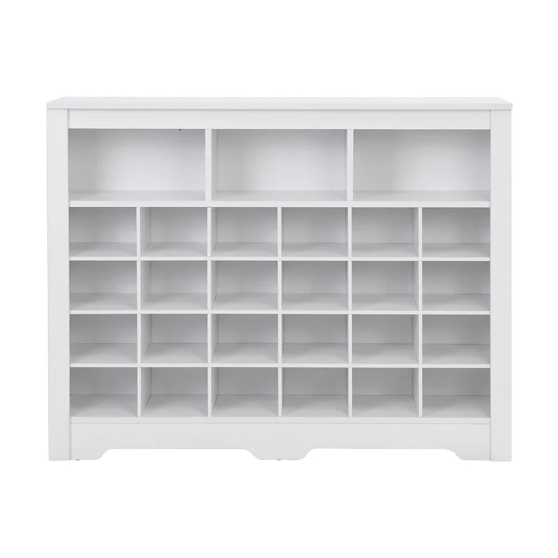 24-Cubby Shoe Storage Console