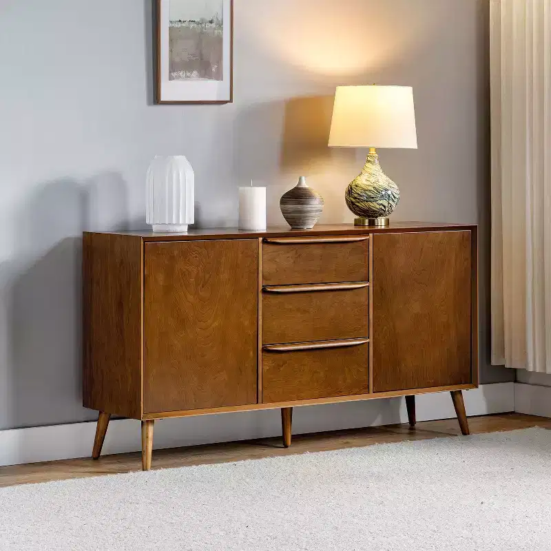 57 Wide 3 Drawer Sideboard with Hardwood |