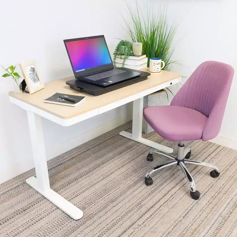 Mount-It! Adjustable Height Standing Keyboard Tray for Desktop, Ergonomic Sit Stand, Ergonomic Lifter for Keyboard and Laptops 23.6 x 11.8 Inch