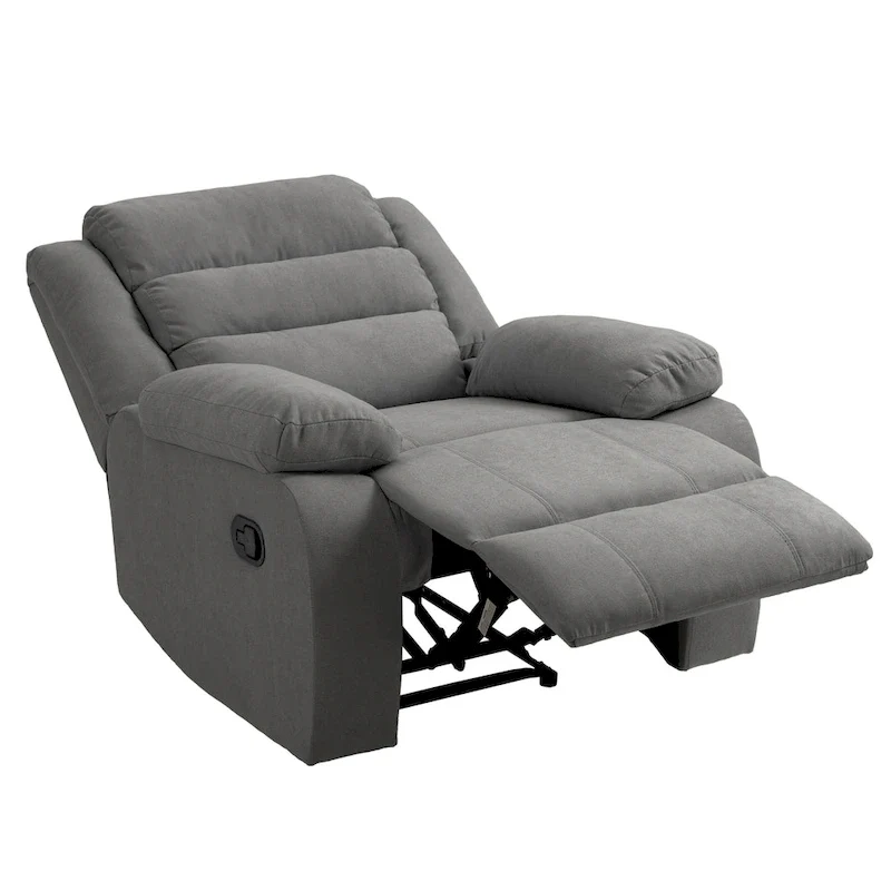 2Set Modern Lounger Adjustable Manual Recliner Chair