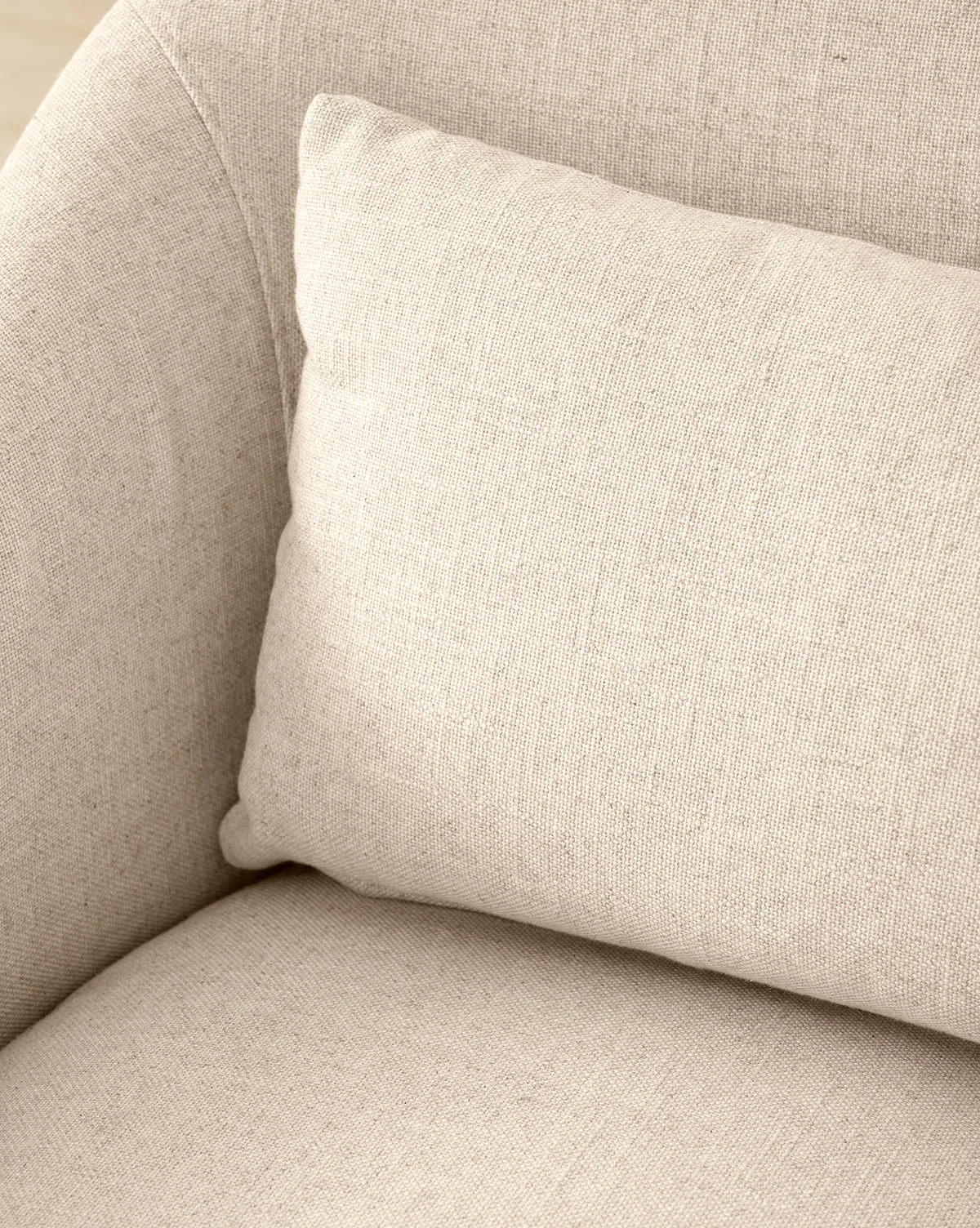 Modern Performance Linen Swivel Glider Chair with Smooth Gliding Motion for Living Room