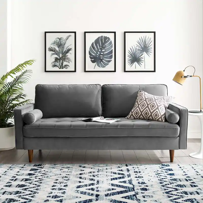 Talby Velvet Sofa
