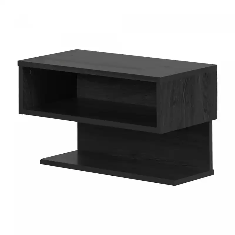 Floating Nightstand - Gray Oak