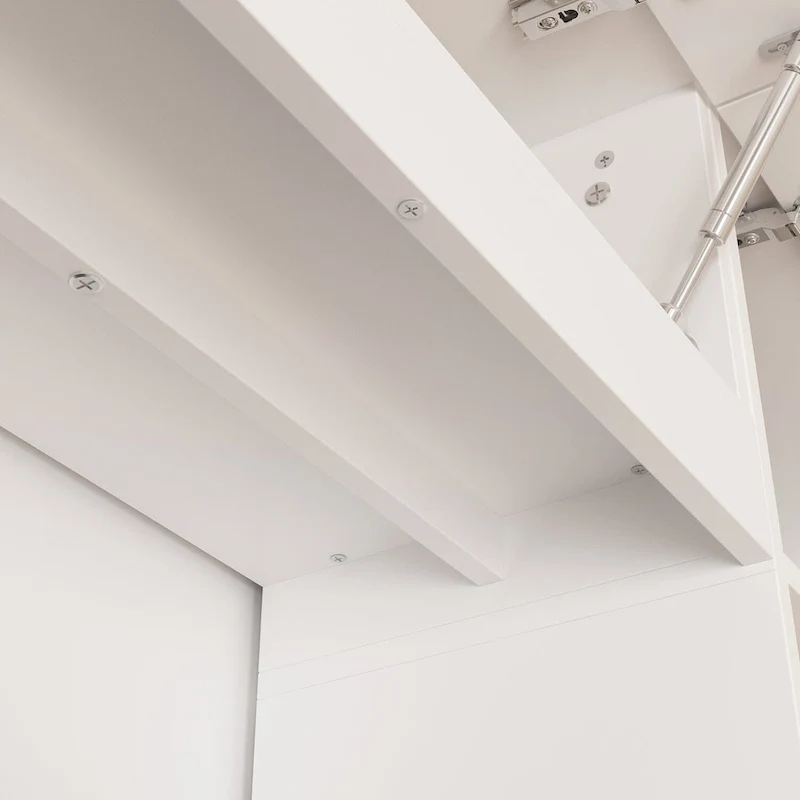 Versatile Wall Unit TV Stand LED Lighting - Accommodates TVs up to 75